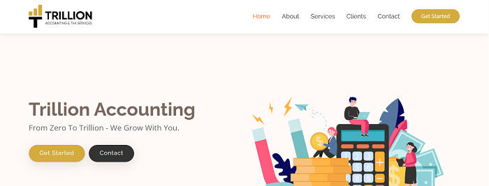 trillion accounting website